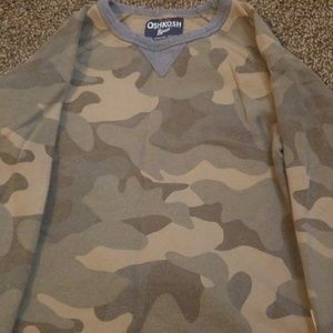 Boys Camo Sweater